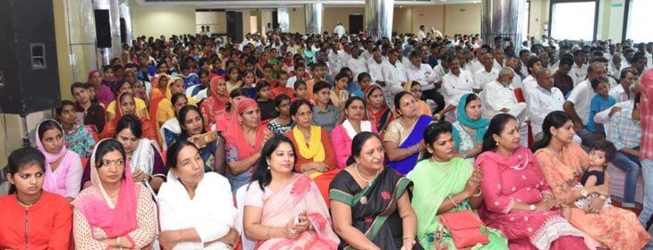 A view of the audience at the Society's Silver Jubilee function at Fatehabad, 11 Augst 2018.